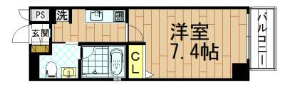 アーバンフラッツ四条西洞院（旧エスティメゾン四条西洞院）の間取り