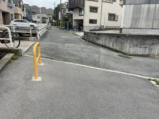 ＦｒｅｅＬｉｆｅ久々知8　1号地の前面道路含む現地写真