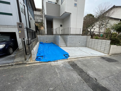 【前面道路含む現地写真】 | 千種区揚羽町　1号棟★仲介手数料無料★（富士見台小学校・千種台中学校）新築一戸建て | 3/14撮影