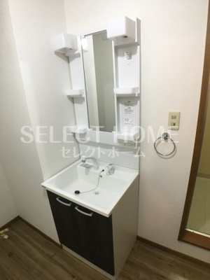 【独立洗面台】 | サーディアムA | 独立洗面台、朝の身支度には欠かせません