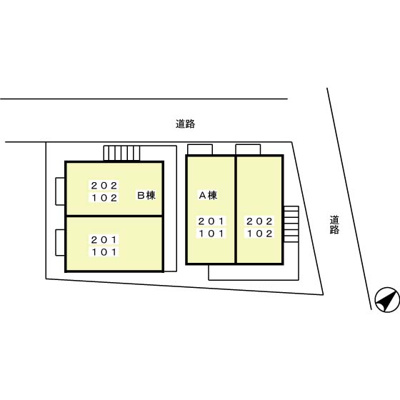 【区画図】 | ドルチェB