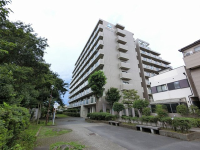 【外観】 | サーパス海老名 | 総戸数９３戸、平成５年１０月築、管理人は日勤勤務につき管理体制良好です♪