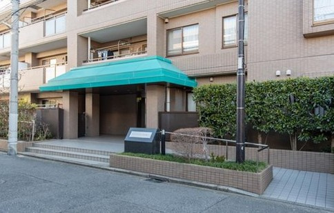 東急ドエル・アルス川崎大師　（川崎区東門前1丁目）のエントランス|毎日通るエントランスはこのようになっています