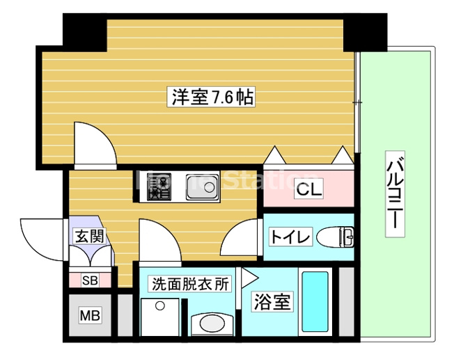 【間取り】 | アドバンス大阪ベイシティ