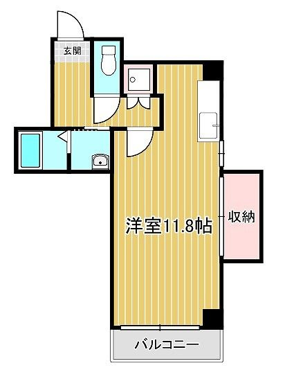 【間取り】 | パインヒルズ美野島