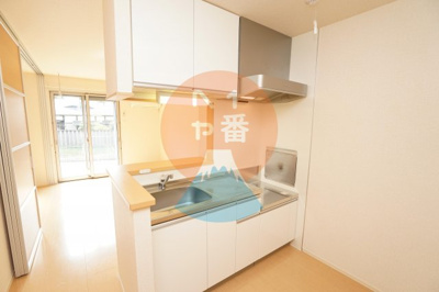 【キッチン】 | スリーエイト扇 | ガスコンロ設置可能です。