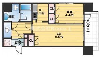 【間取り】 | 天満橋ケルスコート
