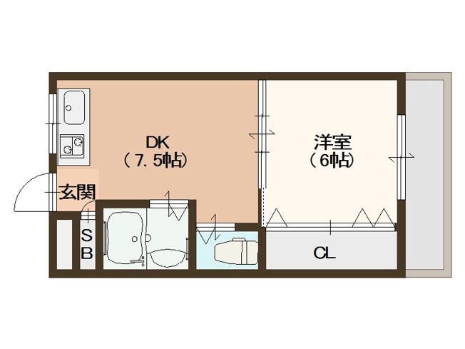 【間取り】 | マンションアサノⅠ
