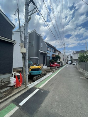 【前面道路含む現地写真】 | 府中市西府町1丁目新築戸建て