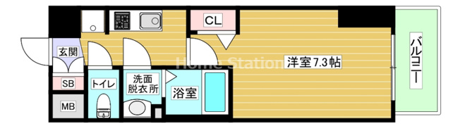 【間取り】 | ララプレイス大阪福島プレッソ