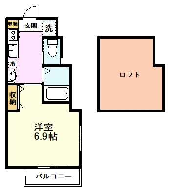 【間取り】 | ルーブル国分寺