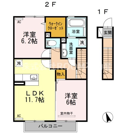 シャインアベニューの間取り