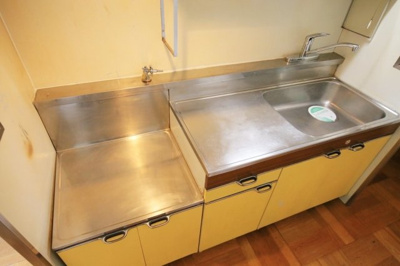 【キッチン】 | フドウ西川口ハイツ | 2口ガスコンロ設置可