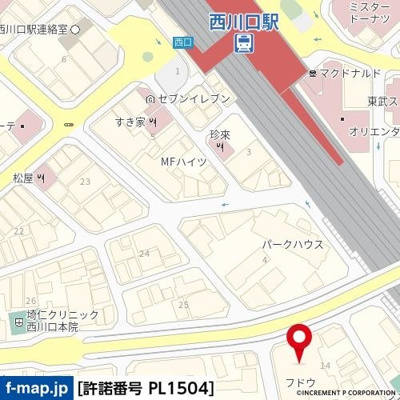 【地図】 | フドウ西川口ハイツ