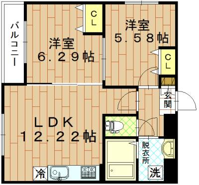 四条コート西洞院の間取り