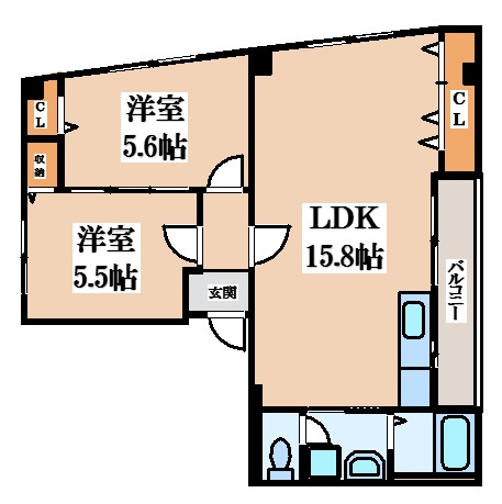 【間取り】 | リッチマンション