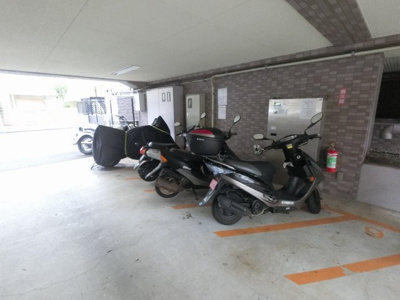 【その他共用部分】 | シリウスコート川崎南 | バイク置場です。