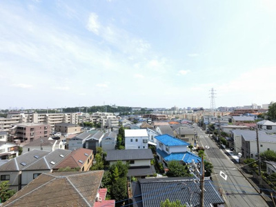 【展望】 | 白幡台住宅１５号棟 | ５階部分からの眺望です。
前面に建物がなく開放感◎