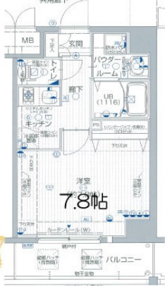 【間取り】 | エストーネ野田阪神