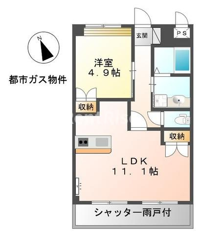 シャンビラージュの間取り|間取図