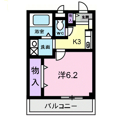ヴィラナカヤマの間取り