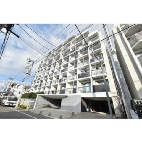 イプセ蒲田WESTの外観|2007年2月築　RC鉄筋コンクリート造地上8階建て1R～2LDK総戸数98戸の人気デザイナーズ賃貸マンション　JR京浜東北線蒲田駅徒歩圏内の東京都大田区東矢口3丁目　　