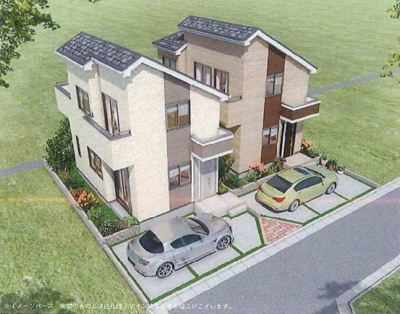 【外観パース】 | 府中市西原町2丁目新築戸建 | イメージです。