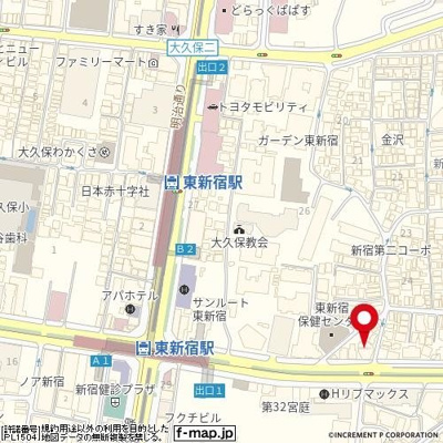 【地図】 | アクティヴュー新宿