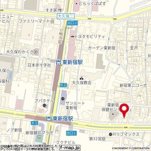 【地図】 | アクティヴュー新宿
