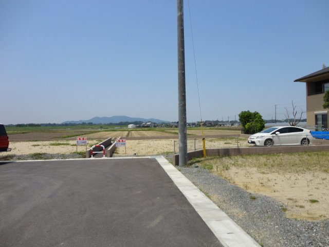 甲佐町芝原分譲地の外観|北東側側からの外観です