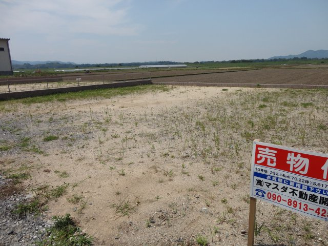 甲佐町芝原分譲地の外観|１３号地の写真です