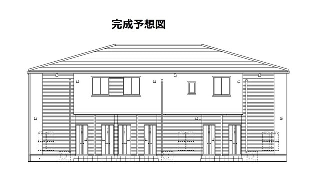 レ　リアンBの外観|イメージパース
