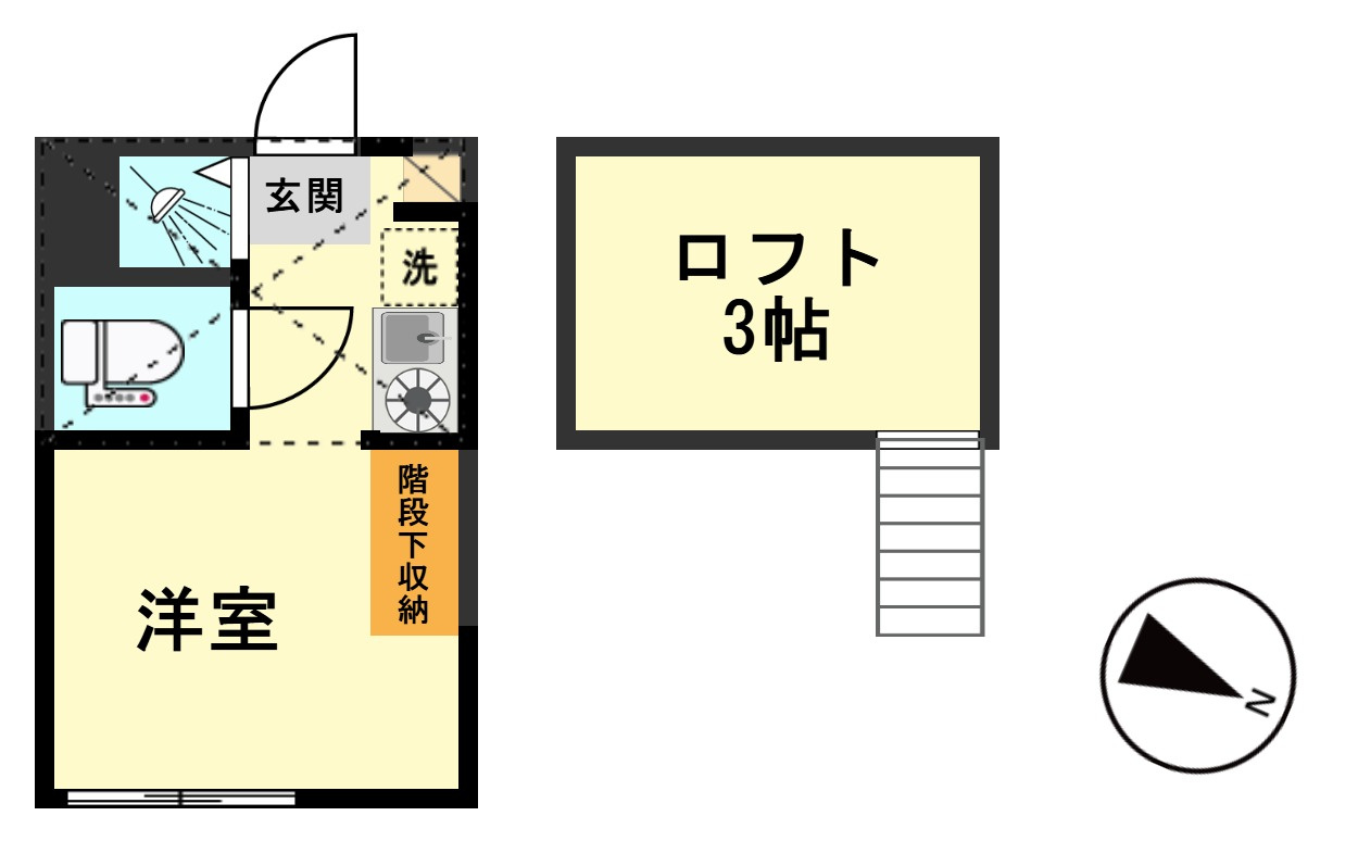 ハーモニーテラス西小岩Ⅴの間取り