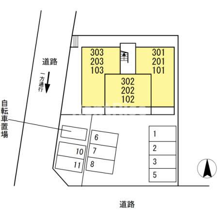 エスポワールⅡの玄関