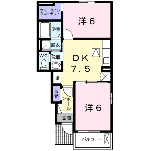 インペリアルⅡの間取り|間取図