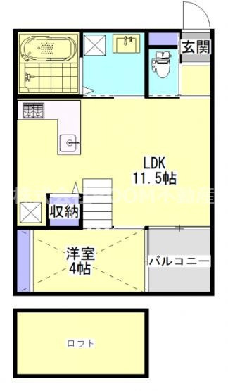 LARGO　A・Bの間取り