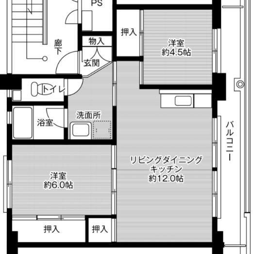 ビレッジハウス白川【キャッシュバック対象】の間取り