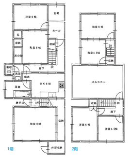 【間取り】 | 松陰 借家