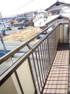 【バルコニー】 | コーポラス引野 | 南向き　