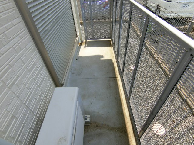 ビアンコフォレスタのバルコニー