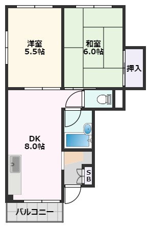 【間取り】 | 光栄ハイツ香露園