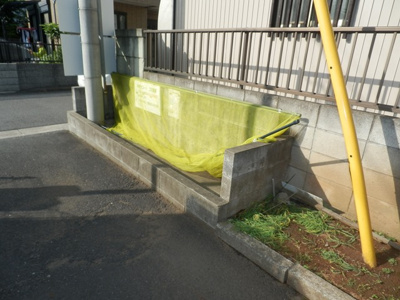 【展望】 | みずきコート | 敷地内ゴミ置き場。