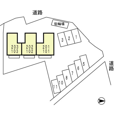 【区画図】 | ドエル浜宮