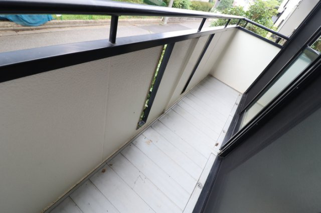 ドリームシティAのバルコニー