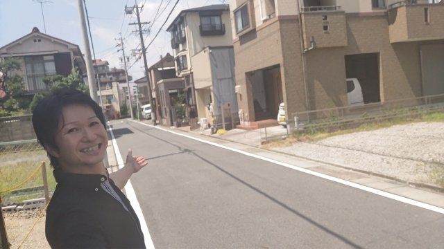 南区呼続元町　1号棟★仲介手数料無料★（呼続小学校・新郊中学校）新築一戸建ての前面道路含む現地写真