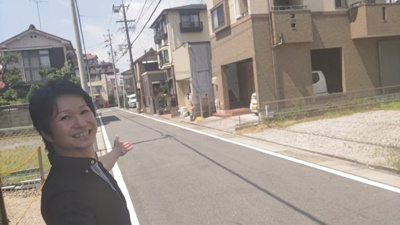 【前面道路含む現地写真】 | 南区呼続元町　1号棟★仲介手数料無料★（呼続小学校・新郊中学校）新築一戸建て