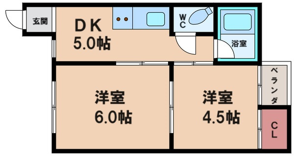 【間取り】 | グリーンハイム公園南矢田