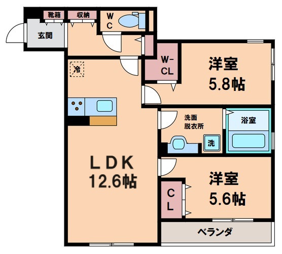 【間取り】 | グランエスポワール寿