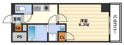 プレサンス天満ステーションフロントの間取り