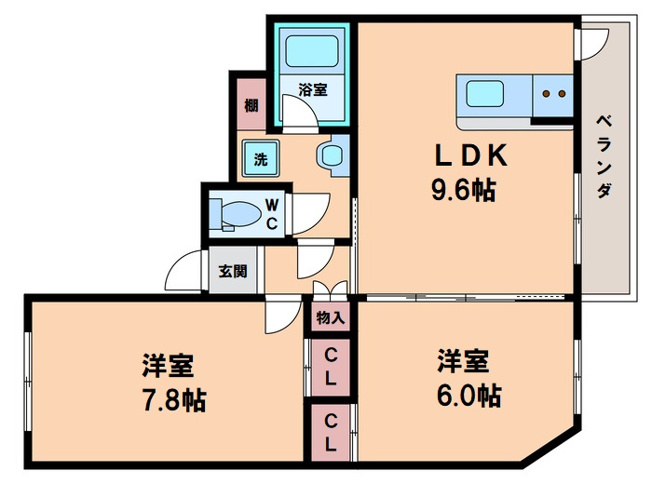 【間取り】 | ヴェルデュール住吉
